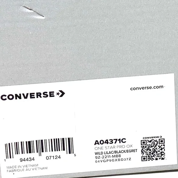 Converse One Star Pro Sean Pablo Suede Low Skate Shoes Lilac Men's Size A04371C - Picture 10 of 11